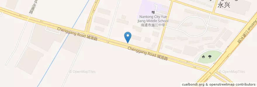 Mapa de ubicacion de 港闸区政府 en Chine, 南通市, 港闸区, 永兴街道.