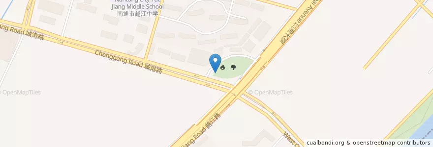 Mapa de ubicacion de 港闸华润苏果 en China, 南通市, 港闸区, 永兴街道.