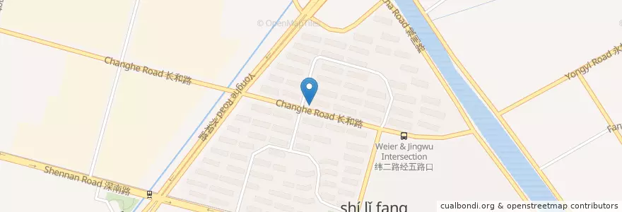 Mapa de ubicacion de 永兴佳园二期 en 中国, 南通市, 港闸区, 唐闸镇街道, 永兴街道.