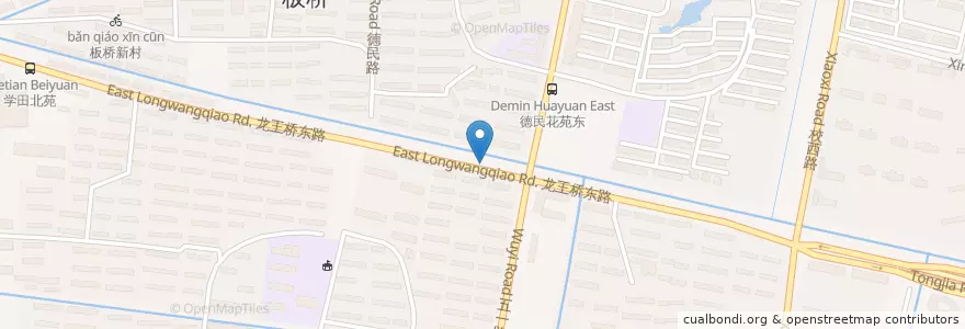 Mapa de ubicacion de 千禧园北门 en Китай, 南通市, 崇川区, 学田街道, 城东街道.