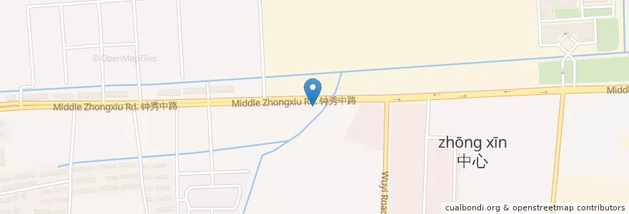 Mapa de ubicacion de 南通醋纤公司 en China, Nantong City, Chongchuan District, 城东街道.