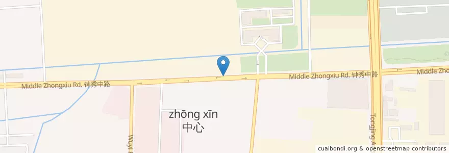 Mapa de ubicacion de 淘宝城 en Çin, 南通市, 崇川区, 钟秀街道.