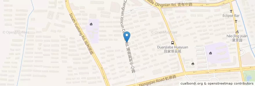 Mapa de ubicacion de 南灵幼儿园 en Cina, 南通市, 崇川区, 新城桥街道.