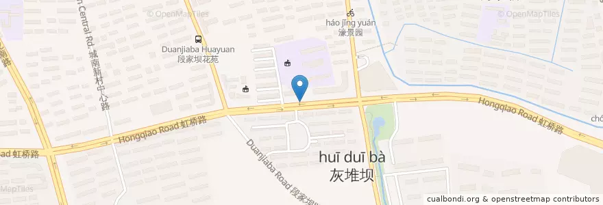 Mapa de ubicacion de 易家桥中学 en الصين, 南通市, 崇川区, 文峰街道, 新城桥街道.