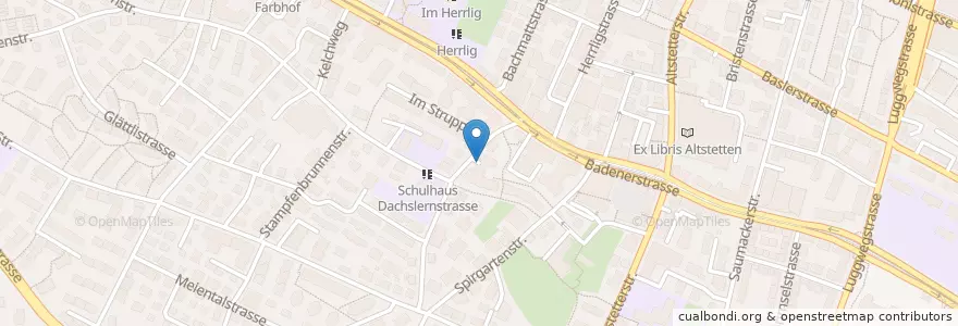 Mapa de ubicacion de Krone en Suisse, Zurich, District De Zurich, Zurich.