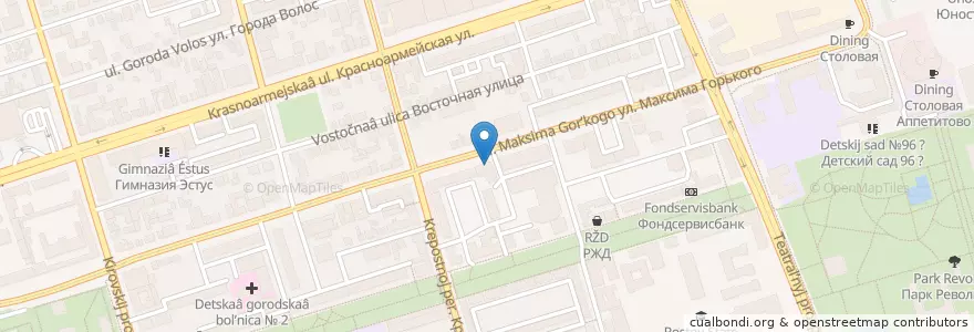 Mapa de ubicacion de Медмагазин en Rusland, Zuidelijk Federaal District, Oblast Rostov, Городской Округ Ростов-На-Дону.