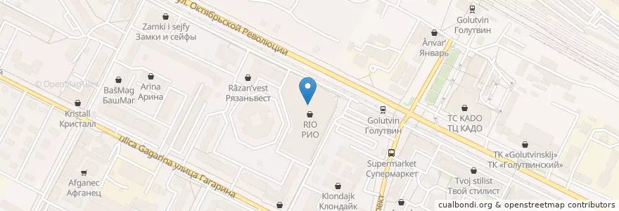 Mapa de ubicacion de PickPoint en ロシア, 中央連邦管区, モスクワ州, Коломенский Городской Округ.