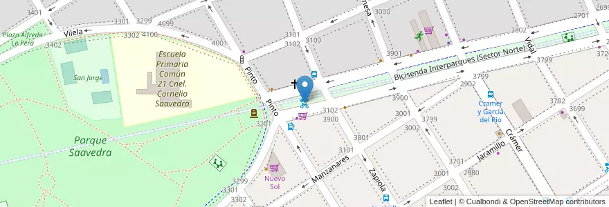 Mapa de ubicacion de 399 - Garcia Del Rio en Arjantin, Ciudad Autónoma De Buenos Aires, Comuna 12, Buenos Aires.