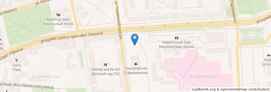 Mapa de ubicacion de fon en ロシア, ウラル連邦管区, スヴェルドロフスク州, Горнозаводской Управленческий Округ, ニジニ・タギル管区.