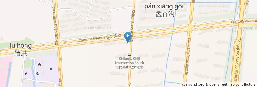 Mapa de ubicacion de 中南世纪花城三期 en چین, 南通市, 崇川区.