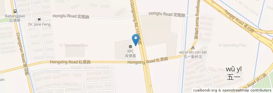 Mapa de ubicacion de 卜蜂莲花超市 en 중국, 南通市, 崇川区, 文峰街道.