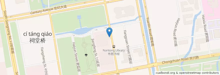 Mapa de ubicacion de 图书城 en China, Nantong City, Chongchuan District, 文峰街道.
