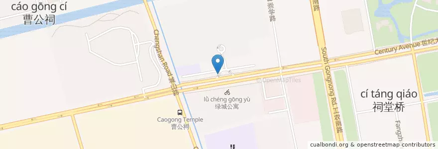 Mapa de ubicacion de 新城小区北门 en Cina, 南通市, 崇川区, 文峰街道.