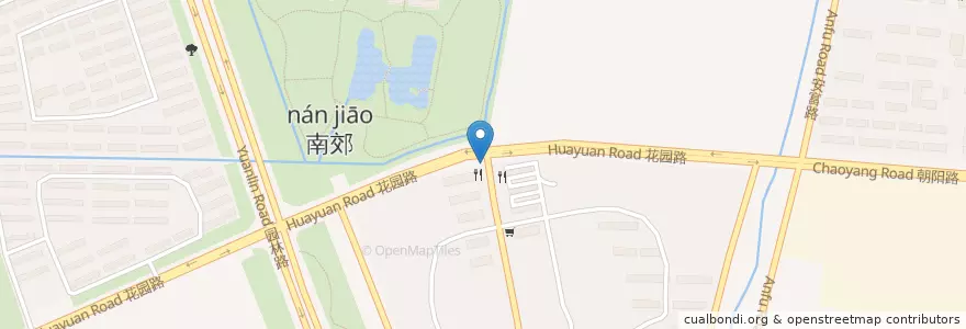 Mapa de ubicacion de 新城小区南门 en 중국, 南通市, 崇川区, 狼山镇街道.