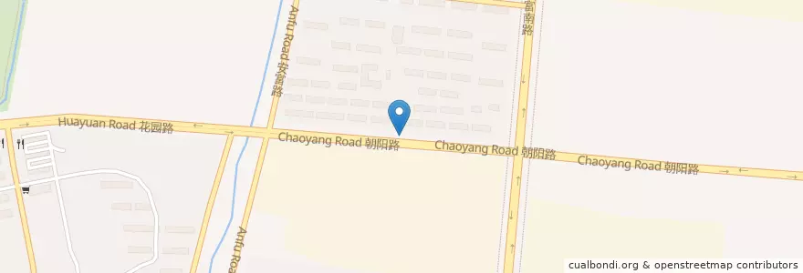 Mapa de ubicacion de 星月花园 en China, 南通市, 崇川区, 小海街道.