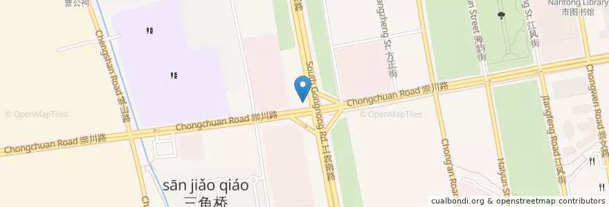 Mapa de ubicacion de 汇金国际广场 en China, Nantong City, Chongchuan District, 文峰街道.