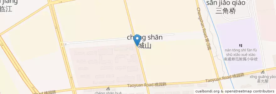 Mapa de ubicacion de 狼山科技创业园 en Chine, 南通市, 崇川区, 狼山镇街道.