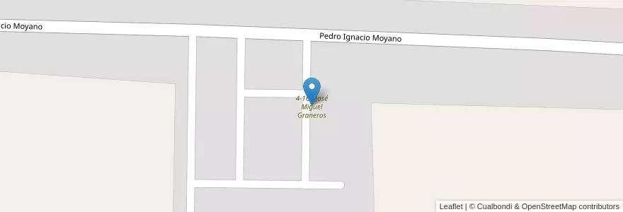 Mapa de ubicacion de 4-161 José Miguel Graneros en Argentina, Cile, Mendoza, Distrito Gustavo André, Departamento Lavalle.