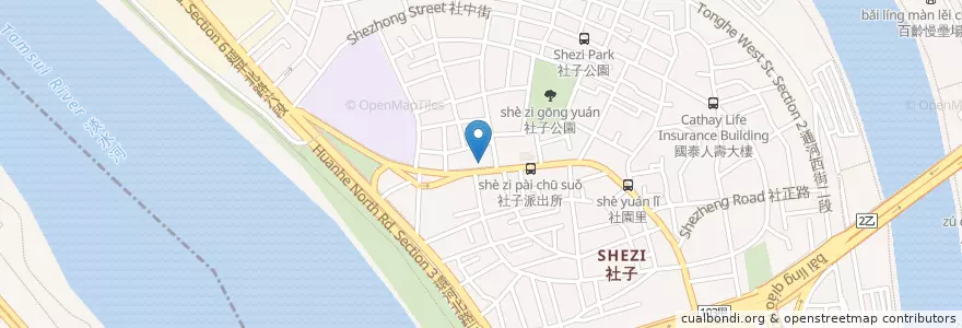 Mapa de ubicacion de 飛達幼兒園 en 臺灣, 新北市, 臺北市, 士林區.