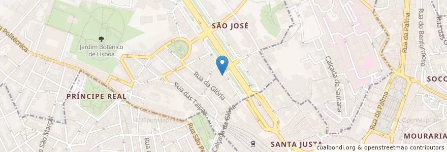 Mapa de ubicacion de Tabik Restaurant en Portekiz, Área Metropolitana De Lisboa, Lisboa, Grande Lisboa, Lizbon.