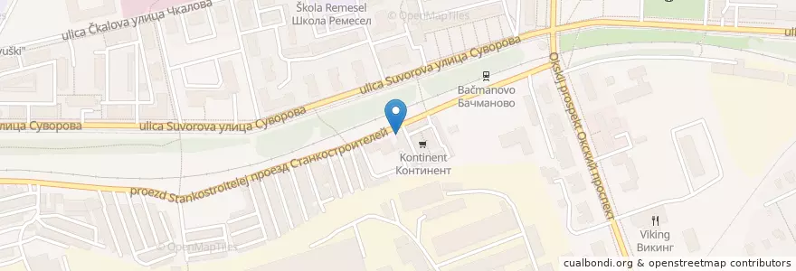 Mapa de ubicacion de Автомойка en روسيا, Центральный Федеральный Округ, محافظة موسكو, Коломенский Городской Округ.
