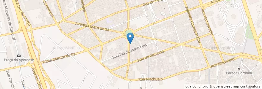 Mapa de ubicacion de Igreja Luterana Martin Luther en Brasilien, Südosten, Rio De Janeiro, Região Geográfica Imediata Do Rio De Janeiro, Região Metropolitana Do Rio De Janeiro, Região Geográfica Intermediária Do Rio De Janeiro, Rio De Janeiro.