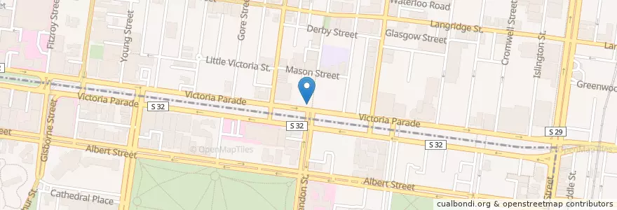 Mapa de ubicacion de Dr Alice Huang en Australia, Victoria, City Of Yarra.