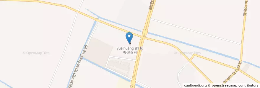 Mapa de ubicacion de 粤煌食府 en Çin, Guangdong, 佛山市, 顺德区.