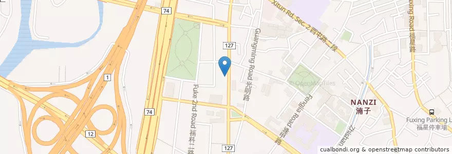 Mapa de ubicacion de 陳駿逸皮膚科診所 en 臺灣, 臺中市, 西屯區.