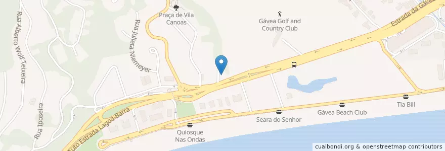 Mapa de ubicacion de Posto Golfe Clube en 브라질, 남동지방, 리우데자네이루, Região Metropolitana Do Rio De Janeiro, Região Geográfica Imediata Do Rio De Janeiro, Região Geográfica Intermediária Do Rio De Janeiro, 리우데자네이루.