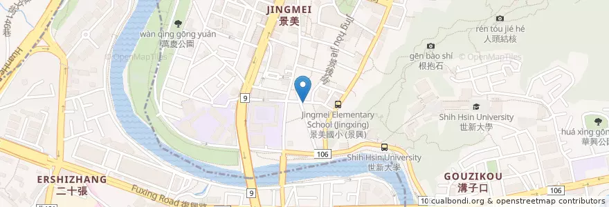 Mapa de ubicacion de 吃得飽牛肉麵店 en Taiwán, Nuevo Taipéi, 文山區.