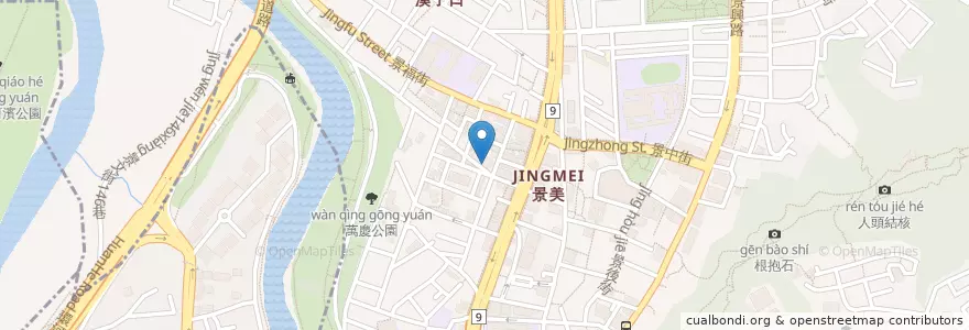 Mapa de ubicacion de 慶如診所 en تايوان, تايبيه الجديدة, 文山區.