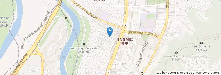 Mapa de ubicacion de 景文復健科 en تايوان, تايبيه الجديدة, 文山區.