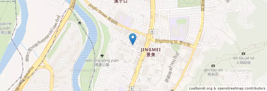Mapa de ubicacion de 景美醫院附設護理之家 en 臺灣, 新北市, 文山區.