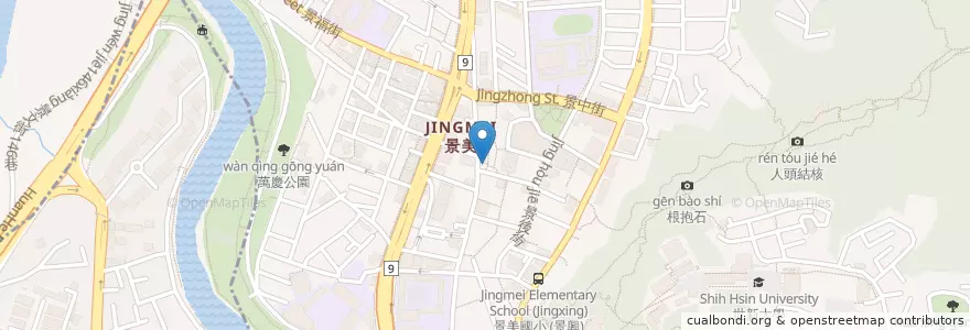 Mapa de ubicacion de 瑞麟美又美 en Taiwan, Nuova Taipei, Taipei, 文山區.
