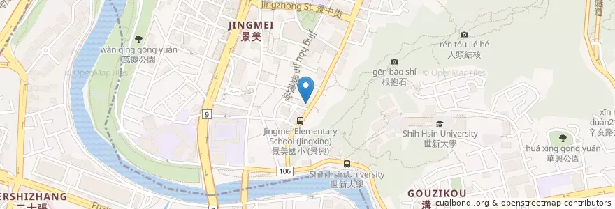 Mapa de ubicacion de 立場幼兒園 en تايوان, تايبيه الجديدة, تايبيه, 文山區.