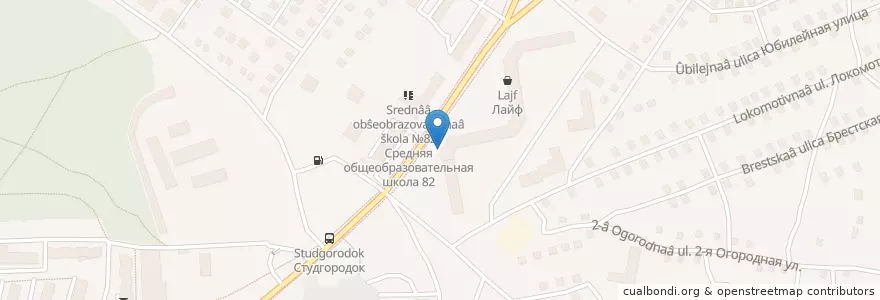 Mapa de ubicacion de Коно пицца en Rússia, Distrito Federal Siberiano, Красноярский Край, Городской Округ Красноярск.