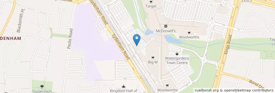 Mapa de ubicacion de Brimbank Library en أستراليا, ولاية فيكتوريا, City Of Brimbank.
