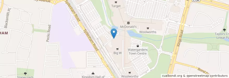 Mapa de ubicacion de La Porchetta en Австралия, Виктория, City Of Brimbank.