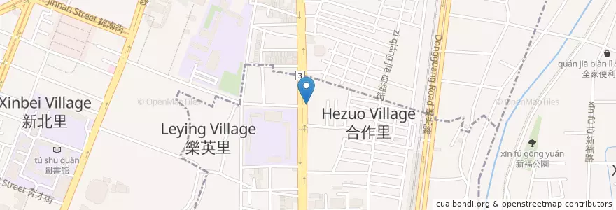 Mapa de ubicacion de 蘇杭小館 en Тайвань, Тайчжун.