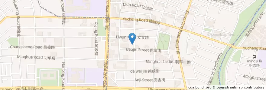 Mapa de ubicacion de 臻明眼科 en Tayvan, Kaohsiung, 左營區.