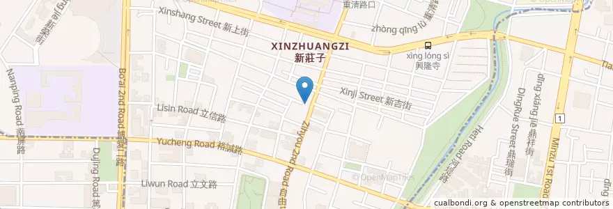 Mapa de ubicacion de 阿南平價海鮮 en Taiwan, Kaohsiung, Zuoying.