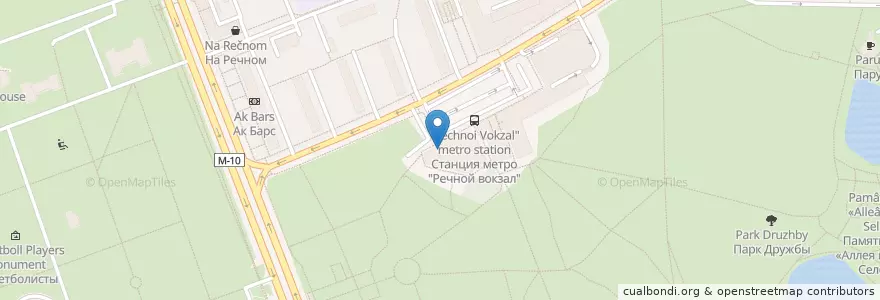 Mapa de ubicacion de Русский Стандарт en Rússia, Distrito Federal Central, Москва, Северный Административный Округ, Район Левобережный.