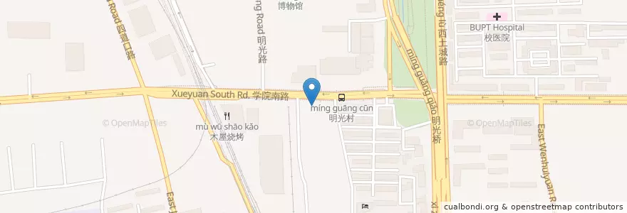 Mapa de ubicacion de 民天渔村 en 中国, 北京市, 河北省, 海淀区.