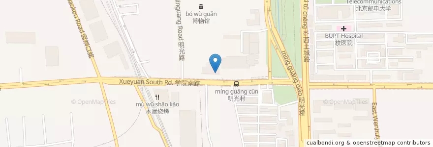 Mapa de ubicacion de 宝聚都东北家常菜 en 中国, 北京市, 河北省, 海淀区.
