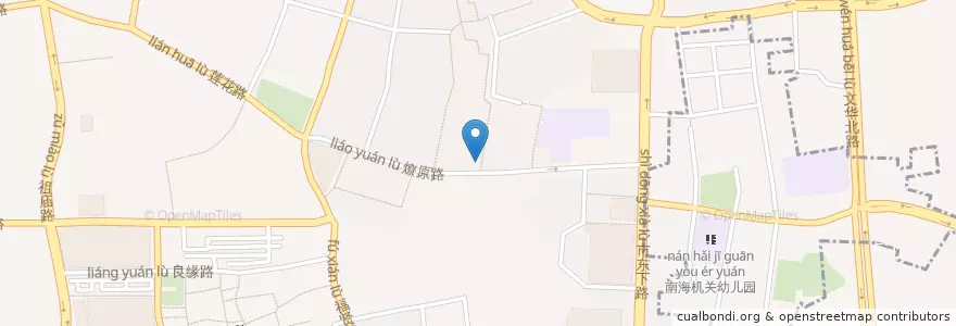 Mapa de ubicacion de 华安市场 en China, Guangdong, 佛山市, 禅城区 (Chancheng).