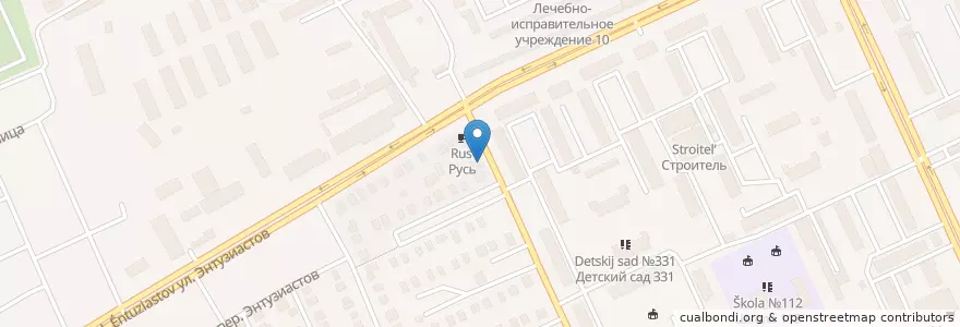 Mapa de ubicacion de Грязи.NET en Rússia, Distrito Federal Siberiano, Омская Область, Омский Район, Городской Округ Омск.