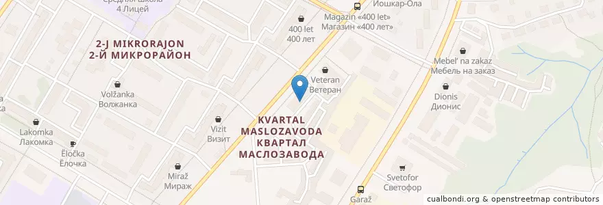 Mapa de ubicacion de Ласка en Russland, Föderationskreis Wolga, Mari El, Горномарийский Район, Городской Округ Козьмодемьянск.