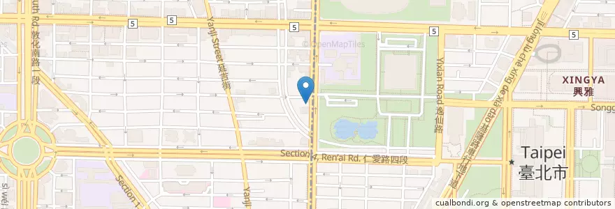 Mapa de ubicacion de 蘇阿姨披薩屋 en Taiwán, Nuevo Taipéi, Taipéi, 大安區.
