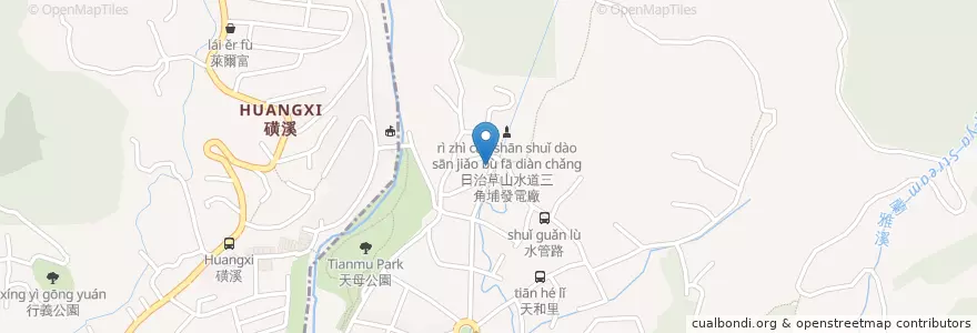 Mapa de ubicacion de 好來幼兒園 en Тайвань, Новый Тайбэй, Тайбэй, 北投區.